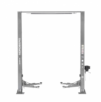 купить NORDBERG N4120H-4G Подъемник 220V 2х стоечный 4т с верхней синхронизацией, H=3,6 м (серый)