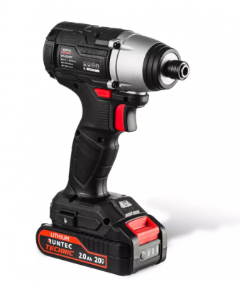 купить RUNTEC RT-ED150T Винтоверт ударный аккумуляторный RUNTEC TECHNIC 1/4", 20В, 2*2Ач, 150Нм