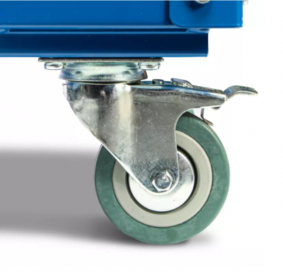 купить RUNTEC RT-3B Тележка с тремя открытыми полками, синяя