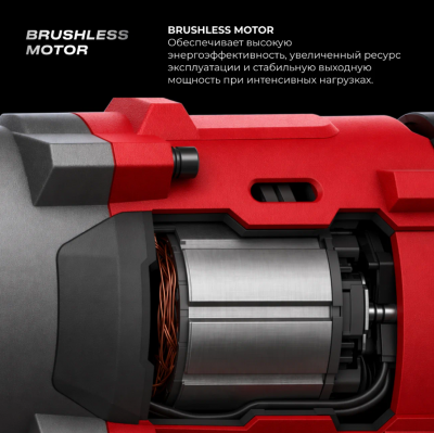 купить Гайковерт ударный аккумуляторный RUNTEC TECHNIC 1/2", 20В, 2*4Ач, 1000Нм