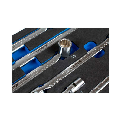 купить LICOTA ACK-E38315 Набор ключей торцевых карданных 8-19 мм, 6 пр., ложемент EVA