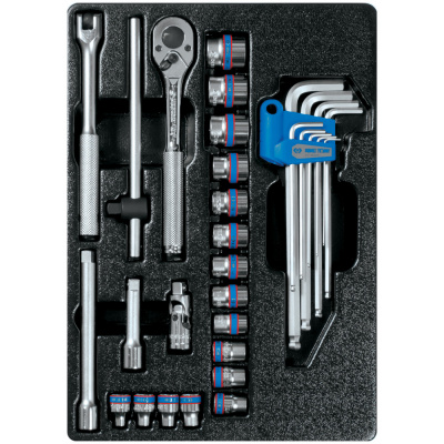 купить ЛОЖЕМЕНТ ДЛЯ НАБОРА ТОРЦЕВЫХ ГОЛОВОК 9-93523MR, PVC KING TONY 84714120B