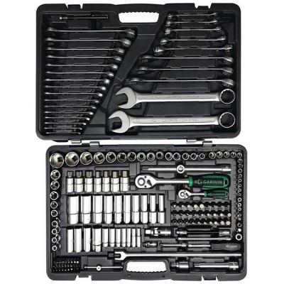 купить Набор ручных инструментов 1/4" и 1/2" 6 гр. 169 предметов GARWIN PRO