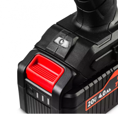 купить RUNTEC RT-ID100T Дрель-шуруповерт ударная аккумуляторная RUNTEC TECHNIC 13 мм, 20В, 2*4Ач, 100Нм