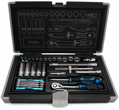 купить LICOTA ALK-0004 Набор торцевых головок 1/4" 32пр.