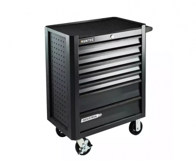 купить RUNTEC RTIND-7G Тележка инструментальная 7 полочная Industrial серая