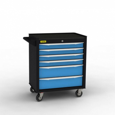 купить ТЕХРИМ TCHR-6-B Тележка инструментальная 6 полочная синяя