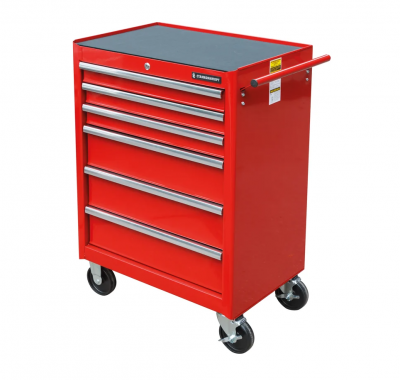 купить СТАНКОИМПОРТ BTD-270061CS red Инструментальная тележка на колесах 6 ящиков,красная