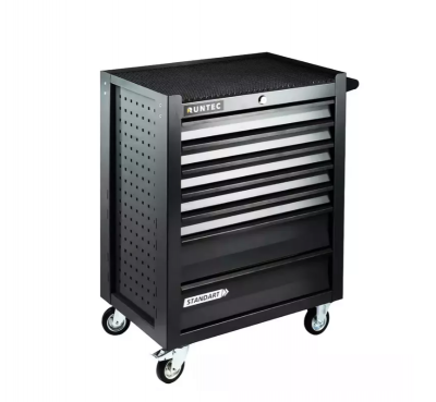 купить RUNTEC RT-HT145STD-7G Тележка инструментальная 7 полочная Standart серая с комплектом инструмента, 145 предметов