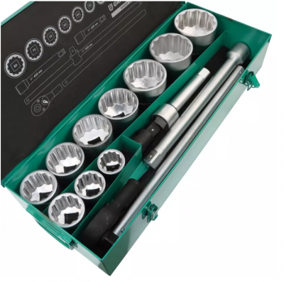 купить GARWIN PRO 644040-12 Набор торцевых головок 1", 12 гр., 14 пр., 36-80 мм