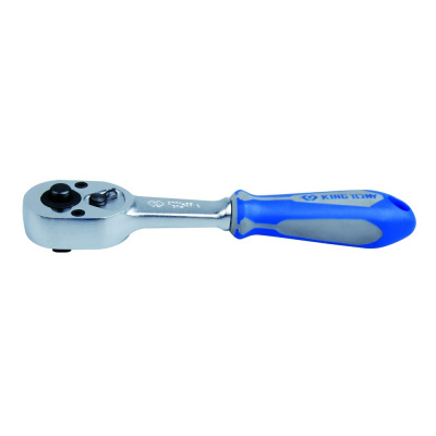 купить KING TONY 2771-55G ТРЕЩОТКА 1/4", 140 ММ, 24 ЗУБЦА, ФЛАЖКОВАЯ С КНОПКОЙ, ФИКСАТОР KING TONY 2771-55G