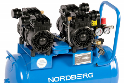 купить NORDBERG NCEO50/440 Компрессор безмасляный 220В, ресив. 50л, 440л/мин