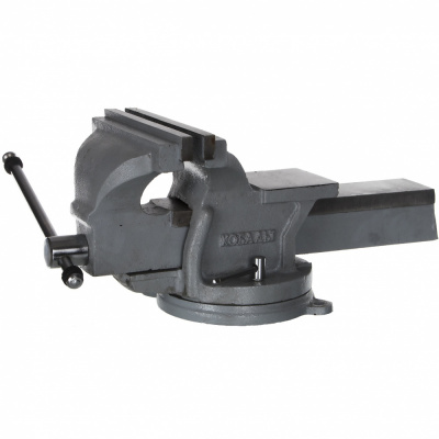 купить КОБАЛЬТ 248-993 Стальные поворотные слесарные тиски 200мм