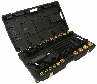 купить Car-Tool CT-D2183 Набор съемников сайлентблоков гидравлический, универсальный, усилие до 10т