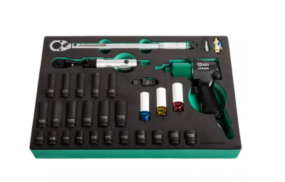 купить GARWIN 646500 Набор пневмоинструмента с гайковертом 31 пр. в ложементе EVA GARWIN PRO