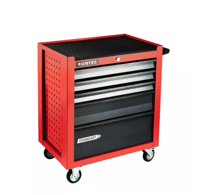 купить RUNTEC RTSTD-5R Тележка инструментальная 5 полочная Standart красная