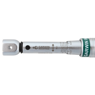 купить GARWIN INDUSTRIAL  502210-3-15S Динамометрический ключ 3-15 Нм, двухстороннего действия с разьемом под сменные насадки 9х12