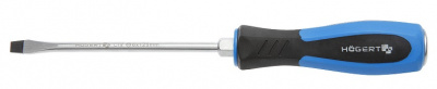 купить  HT1S068 HOEGERT Отвертка силовая с металлическим затыльником шлиц  SL8x150 мм, CrV