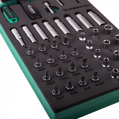 купить GARWIN 645010 Набор торцевых головок 1/4" 43 пр. в ложементе EVA