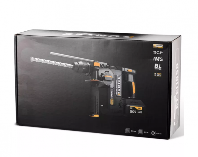 купить Перфоратор аккумуляторный RUNTEC PRO 2.9Дж, 20В, 2*4Ач, 850Вт