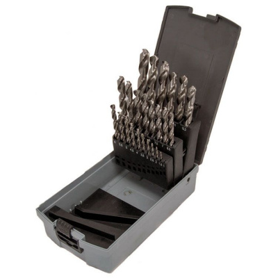 купить GARWIN GM-BS25 Набор сверл 1.0-13.0 х 0,5мм 25пр. HSS-G Spiralbohrer (Metall)