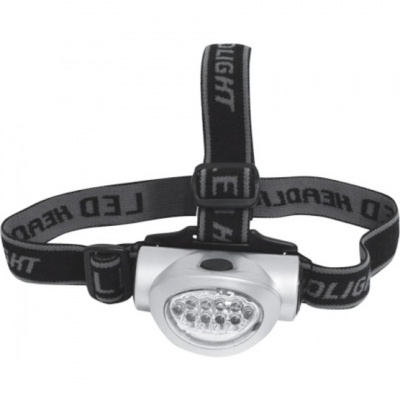 купить Fit F-67744 Фонарик на голову светодиодный, 10 LED. 3 AAA бат.