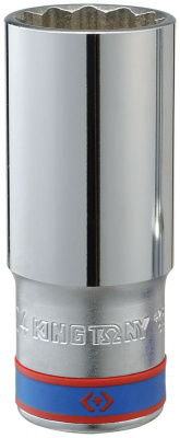 купить KING TONY 423021M    KINGTONY Головка Глубокая 12гр 21мм 1/2"