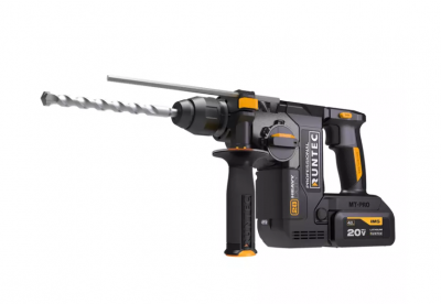 купить RUNTEC RT-EH850 Перфоратор аккумуляторный RUNTEC PRO 2.9Дж, 20В, 2*4Ач, 850Вт