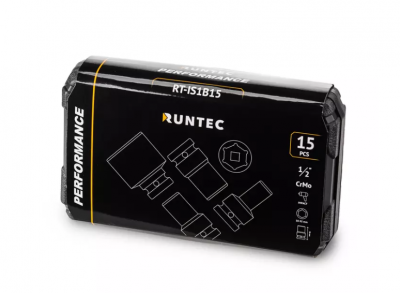 купить RUNTEC RT-IS1B15 Набор ударных головок 1/2", 10-32 мм, CrMo, 15 предметов