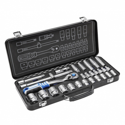 купить HOEGERT HT1R480 Набор инструментов 1/2", 29 шт.
