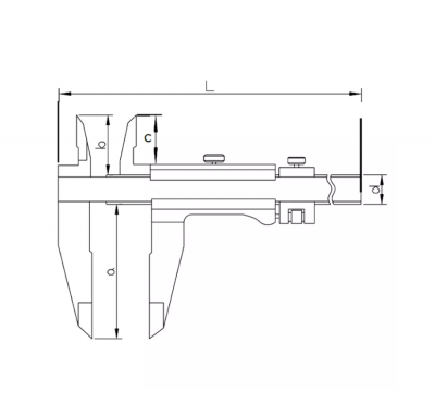 купить ASIMETO 363-05-6 Штангенциркуль нониусный 0,02 мм, 0-130 мм, с микроподачей