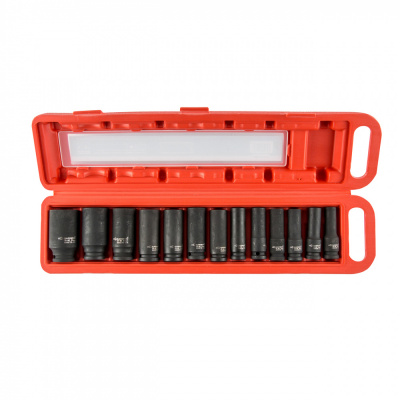 купить GARWIN PRO 626526-13 Набор ударных головок глубоких 78 мм 1/2" 13пр. 10-32 мм в пластиковом кейсе
