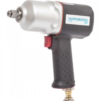 купить NORDBERG NP15068 Гайковерт ударный пневматический 1/2", 680 Нм, композитный корпус, ECO