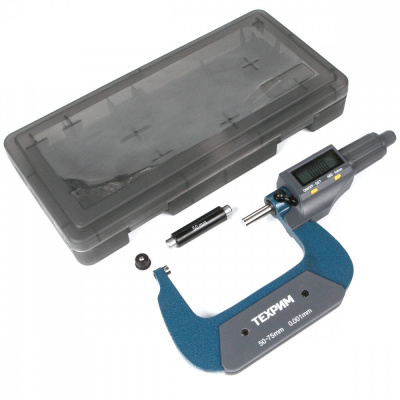 купить ТЕХРИМ T050013 Микрометр МКЦ-75, 75 мм - 0,001, ГОСТ 6507-90