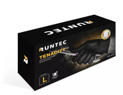 купить RUNTEC RT-GLVS-L Перчатки Tenacity нитриловые высокопрочные, размер L (100 штук)