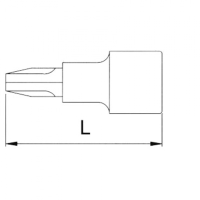 купить LICOTA H2PH3 Головка торцевая 1/4" с вставкой PH3