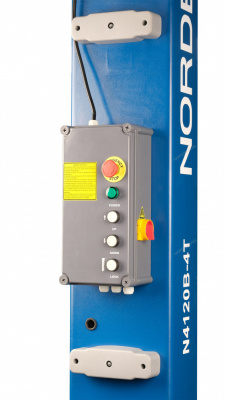 купить NORDBERG N4120BE-4B_380 Подъемник 380V 2х стоечный 4т с электростопорами (синий)