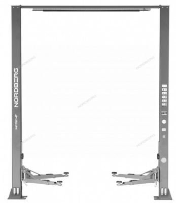 купить NORDBERG N4120H-4G_3+2_380 Подъемник двухстоечный 4 т, верхняя синхронизация, H=3,6 м, 380 В, серый