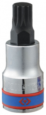купить KING TONY 402614 Насадка (бита) торцевая 1/2", SPLINE, M14, L = 60 мм KING TONY 402614