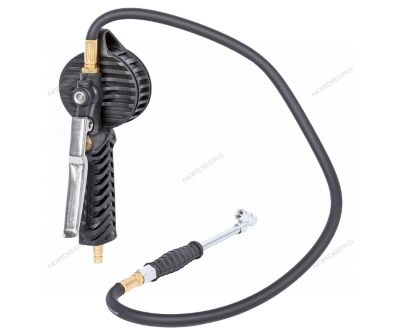 купить NORDBERG Ti8DL Пистолет профессиональный для подкачки колес, цифровой, обрезиненный, для грузовых автомобилей