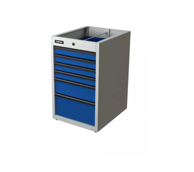 купить RUNTEC TI6-7035-5005 Тумба с 6-ю ящиками, синий (светло-серый)