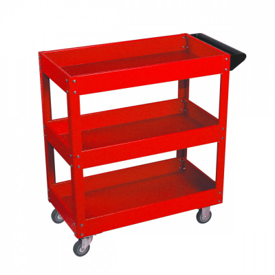 купить GARWIN 001060-3000 Тележка с тремя открытыми полками, красная