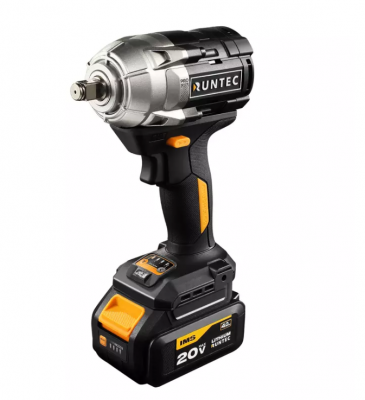 купить RUNTEC RT-IW750 Гайковерт ударный аккумуляторный RUNTEC PRO 1/2", 20В, 2*4Ач, 750Нм