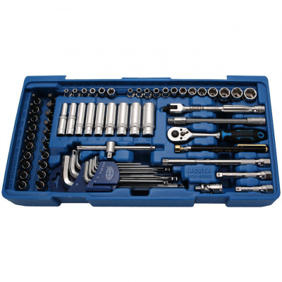 купить LICOTA ACK-B3002 Набор торцевых головок 1/4" с аксессуарами, 66 пр., в ложементе-кейсе
