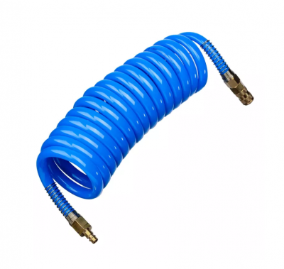 купить GARWIN PRO 808750-1216-05 Шланг полиуретан (PU) 12*16, витой, 5 м, синий, БРС в комплекте