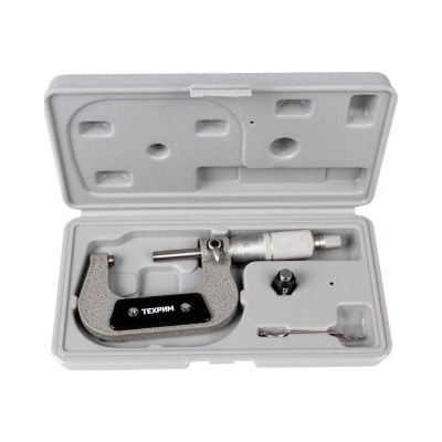 купить ТЕХРИМ T050006 Микрометр МК-50, 50 мм - 0.01 КЛ.1, ГОСТ 6507-90